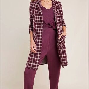Harlyn Plaid Duster - Anthropolgie